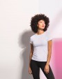 T-shirt SKINNIFIT Women's Feel Good Stretch Crew Neck T-Shirt voor bedrukking &amp; borduring