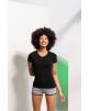 T-shirt personnalisable SKINNIFIT T-shirt femme col v Feel Good