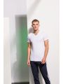 T-shirt SKINNIFIT Men's Stretch Feel Good V-neck T-shirt voor bedrukking &amp; borduring