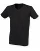 T-shirt SKINNIFIT Men's Stretch Feel Good V-neck T-shirt voor bedrukking & borduring