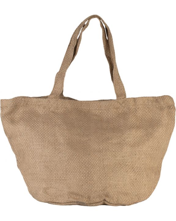 Tote bag KIMOOD 100% natuurlijke modieuze Jute tas voor bedrukking & borduring