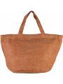 Tote bag personnalisable KIMOOD Sac cabas en toile de jute teint 100% naturel