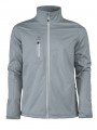 PRINTER SOFTSHELL VERT gris metal personnalisable