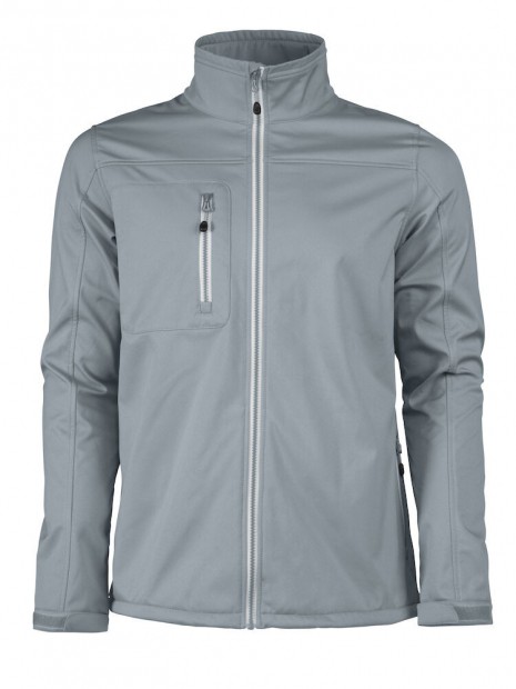 PRINTER SOFTSHELL VERT gris metal personnalisable