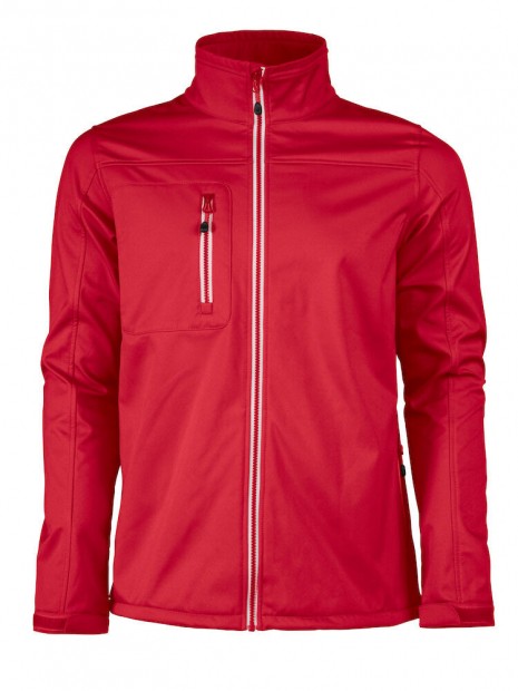 PRINTER SOFTSHELL VERT rouge personnalisable