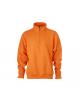 Sweat-shirt personnalisable JAMES & NICHOLSON Workwear Half Zip Sweat