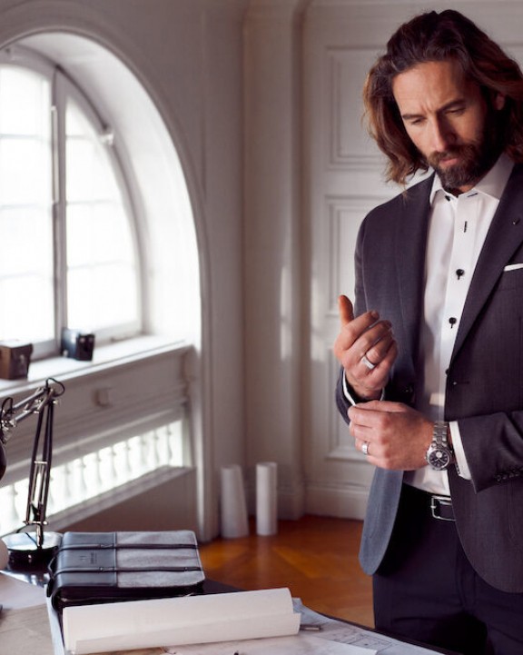 Hemd J. HARVEST & FROST HEMD RED BOW 20 SLIM FIT SHIRT voor bedrukking &amp; borduring