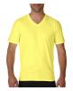 T-shirt GILDAN Premium Cotton Adult V-Neck T-Shirt voor bedrukking & borduring