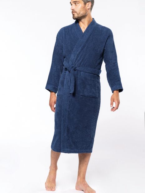 Peignoir col kimono