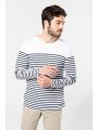 T-shirt personnalisable KARIBAN Marinière manches longues homme