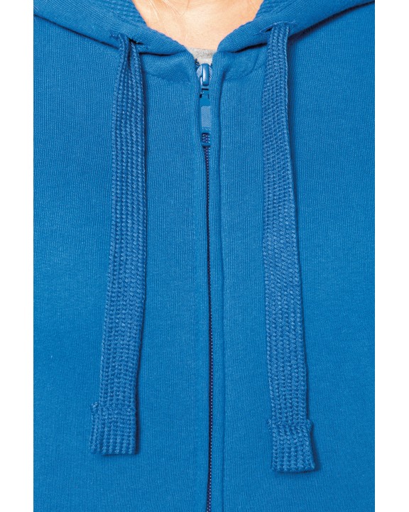 Sweater KARIBAN Damessweater met rits en capuchon voor bedrukking &amp; borduring