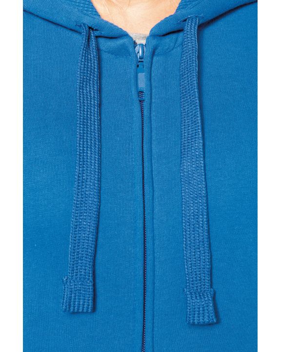 Sweater KARIBAN Damessweater met rits en capuchon voor bedrukking & borduring
