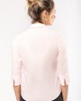 Chemise personnalisable KARIBAN Chemise popeline polycoton manches 3/4 entretien facile femme
