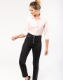 Chemise personnalisable KARIBAN Chemise popeline polycoton manches 3/4 entretien facile femme