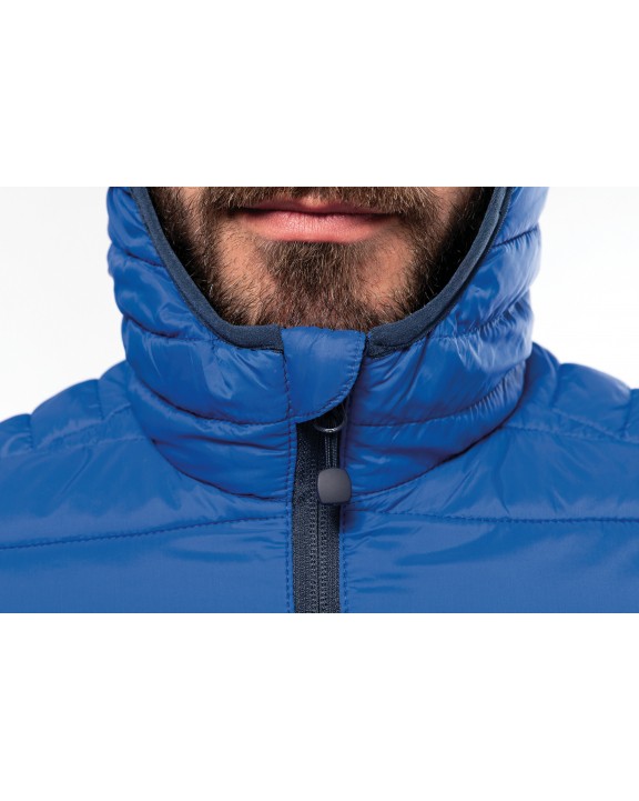 Jas KARIBAN Men's lightweight hooded padded jacket voor bedrukking &amp; borduring