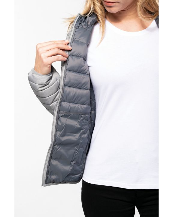 Jas KARIBAN Ladies' lightweight hooded padded jacket voor bedrukking & borduring