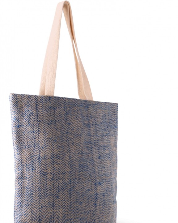 KIMOOD Jutetasche; 100% gefärbtes Naturgarn Tote Bag personalisierbar