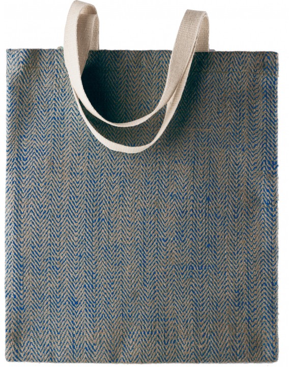 KIMOOD Jutetasche; 100% gefärbtes Naturgarn Tote Bag personalisierbar
