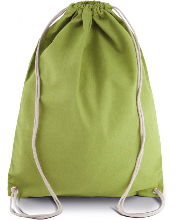 Sac & bagagerie personnalisable KIMOOD Sac à dos en coton avec cordelettes