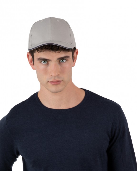 Casquette personnalisable K-UP Casquette avec sandwich contrasté - 6 panneaux