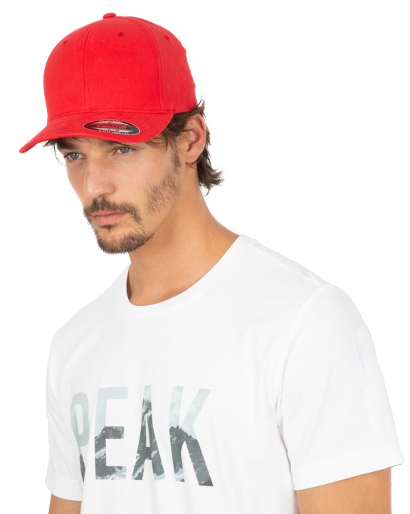 Casquette personnalisable K-UP Casquette Flexfit coton brossé - 6 panneaux