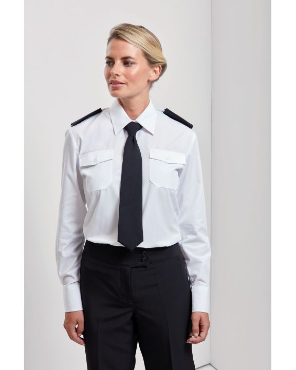 Hemd PREMIER Ladies' Long Sleeve Pilot Shirt voor bedrukking & borduring