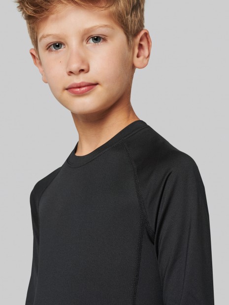 T-Shirts à personnaliser PROACT T-shirt double peau sport manches longues enfant 