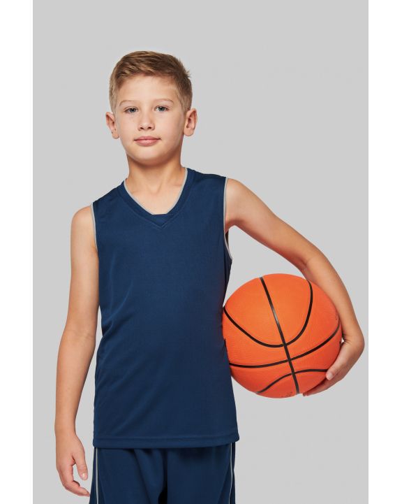 T-shirt PROACT Kinderbasketbalshirt voor bedrukking & borduring