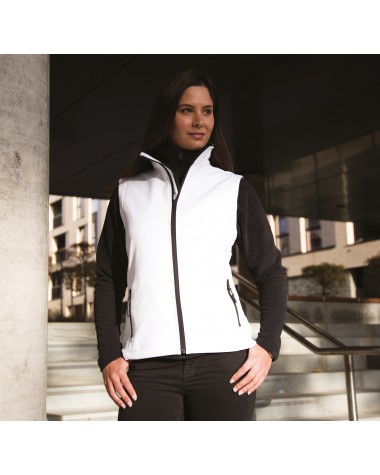 Softshell personnalisable RESULT Bodywarmer Softshell Femme Printable