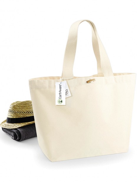 Tote bags à personnaliser WESTFORDMILL EARTHAWARE® ORGANIC MARINA TOTE XL naturel