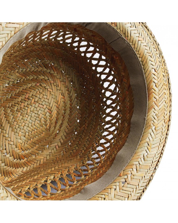 Bob personnalisable BEECHFIELD STRAW SUMMER TRILBY