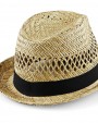 Bob personnalisable BEECHFIELD STRAW SUMMER TRILBY