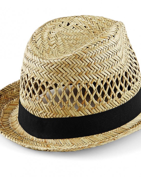 Bob personnalisable BEECHFIELD STRAW SUMMER TRILBY