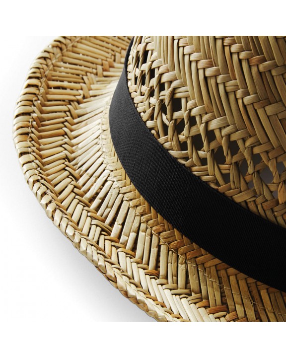 Bob personnalisable BEECHFIELD STRAW SUMMER TRILBY