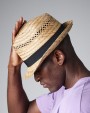 Bob personnalisable BEECHFIELD STRAW SUMMER TRILBY