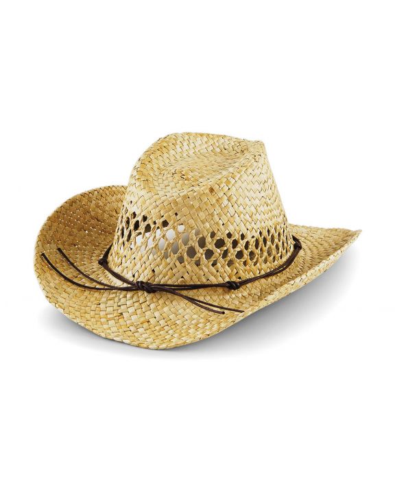 Bob personnalisable BEECHFIELD Straw Cowboy Hat