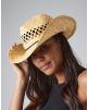 Bucket hat BEECHFIELD Straw Cowboy Hat voor bedrukking & borduring