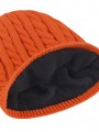 Bonnets, Écharpes & Gants à personnaliser RESULT Mariner Knitted Hat burnt orange/black