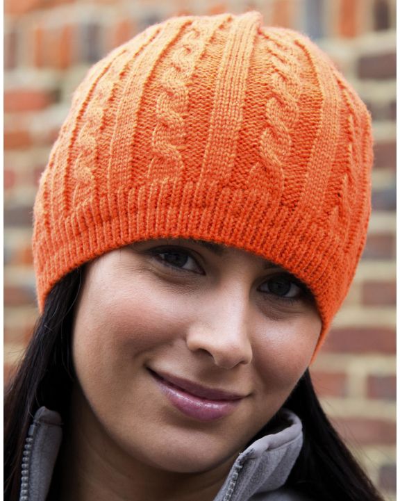 Mütze, Schal & Handschuh RESULT Mariner Knitted Hat personalisierbar