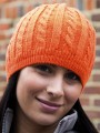 Bonnets, Écharpes & Gants à personnaliser RESULT Mariner Knitted Hat burnt orange/black