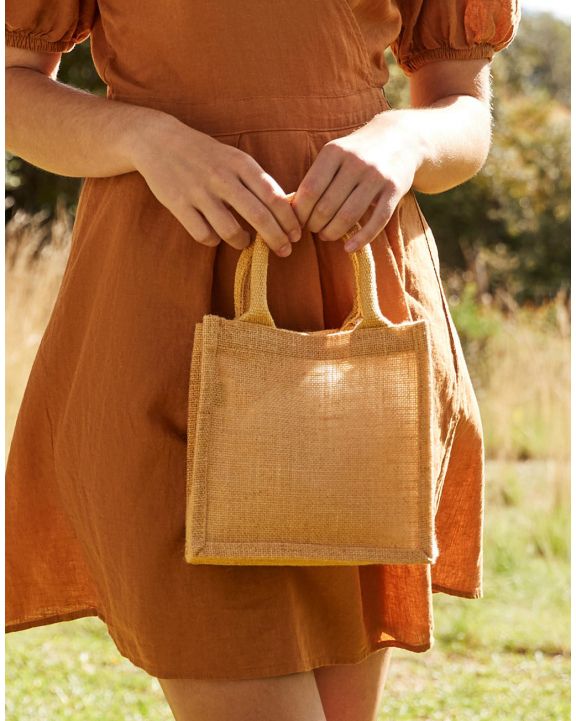 Tas & zak WESTFORDMILL Jute Petite Gift Bag voor bedrukking & borduring