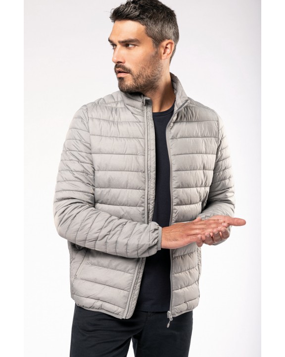 KARIBAN Leichte Steppjacke für Herren Jacke personalisierbar