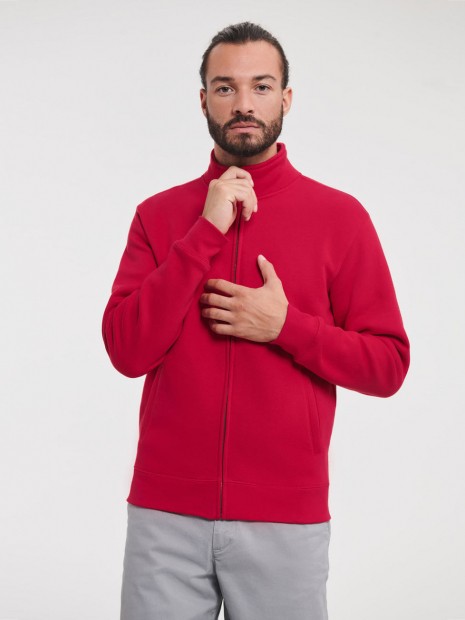 Sweat-shirts à personnaliser RUSSELL MEN´S AUTHENTIC SWEAT JACKET rouge classique