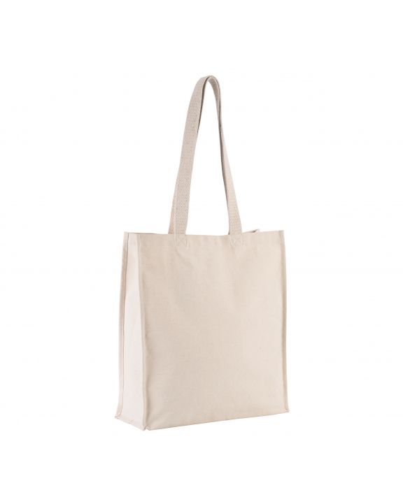 Tote bag KIMOOD Shopper met plooi voor bedrukking & borduring