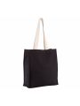 Tote bag personnalisable KIMOOD Sac cabas avec soufflet