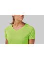 T-shirt personnalisable PROACT T-shirt de sport manches courtes col v femme