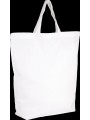 KIMOOD Sac shopping en coton blanc personnalisable