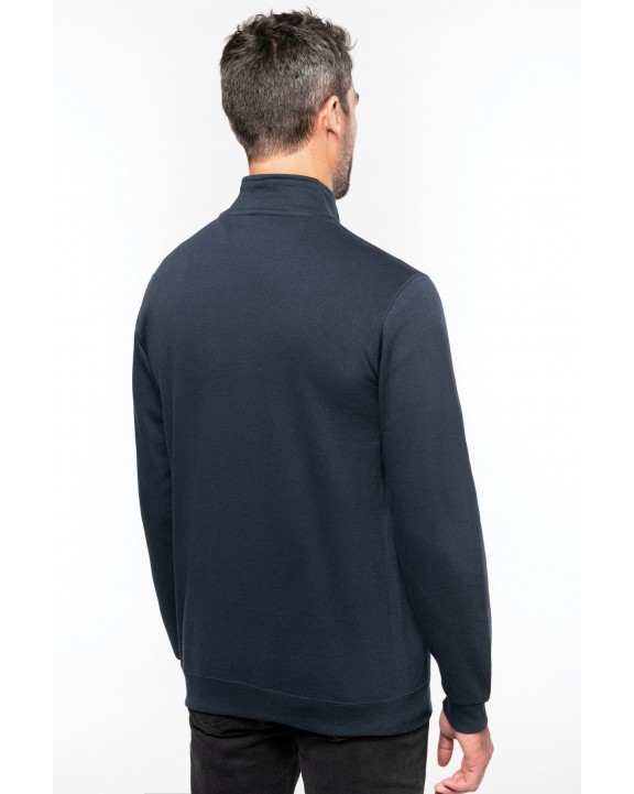Sweater KARIBAN Sweater met ritskraag voor bedrukking &amp; borduring