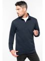 Sweat-shirt personnalisable KARIBAN Sweat-shirt col zippé homme