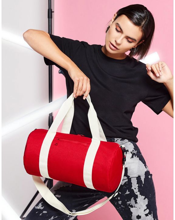 Tas & zak BAG BASE Mini Barrel Bag voor bedrukking & borduring